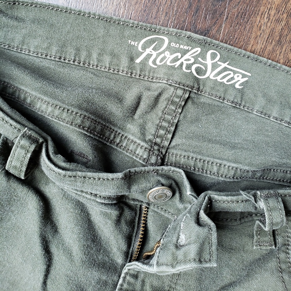 Old Navy Green Jeans